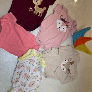 Garanimals Kids Pajamas Set - Pink, Purple, Beige